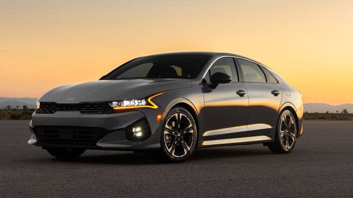 Kia K5 (бывшая Optima) 2022 года - пример автомобиля для расчета